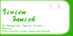 vivien hanich business card